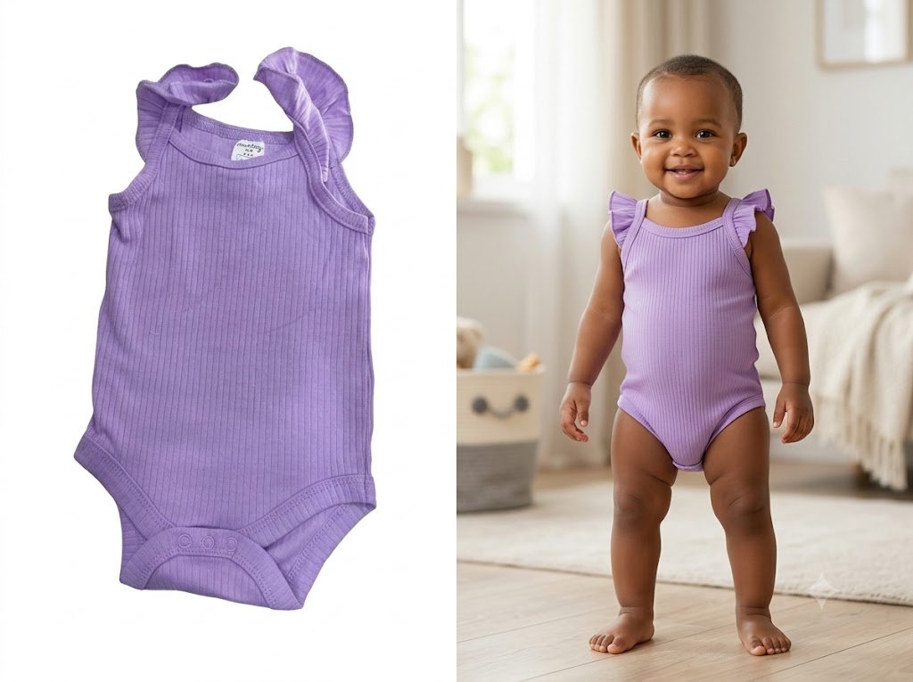 Sunnozy 3-Pack Rainbow & Berry Flutter Bodysuit Set - Image 2