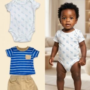 3-Piece Safari Zebra & Classic Stripe Mix & Match Set