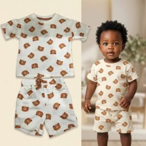 Cute Koala 4-Piece Teddy & Stripes Mix & Match Set