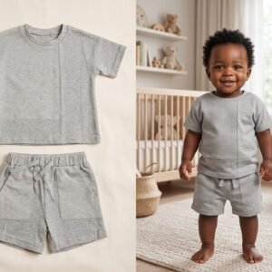 Cute Koala 2-Piece Set Newborn Dress