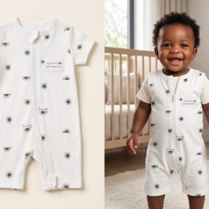 Sunnozy 2-Piece Set Newborn Dress