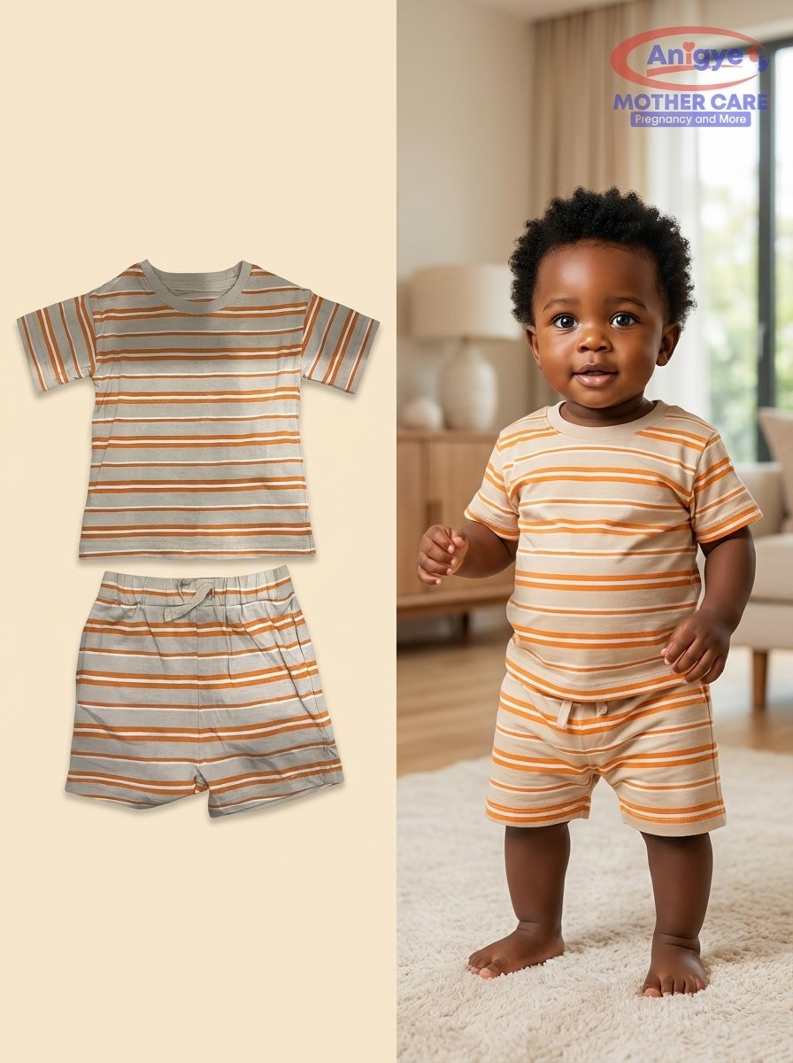 Cute Koala 4-Piece Teddy & Stripes Mix & Match Set - Image 2