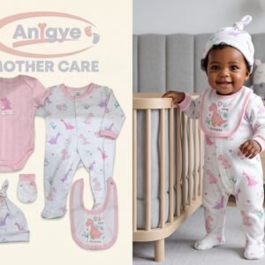 Multi-Piece "Dino Cute Princess" Layette 6pcs Set