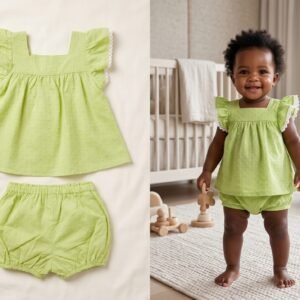 Cute Koala 3-Piece Set Newborn Dress