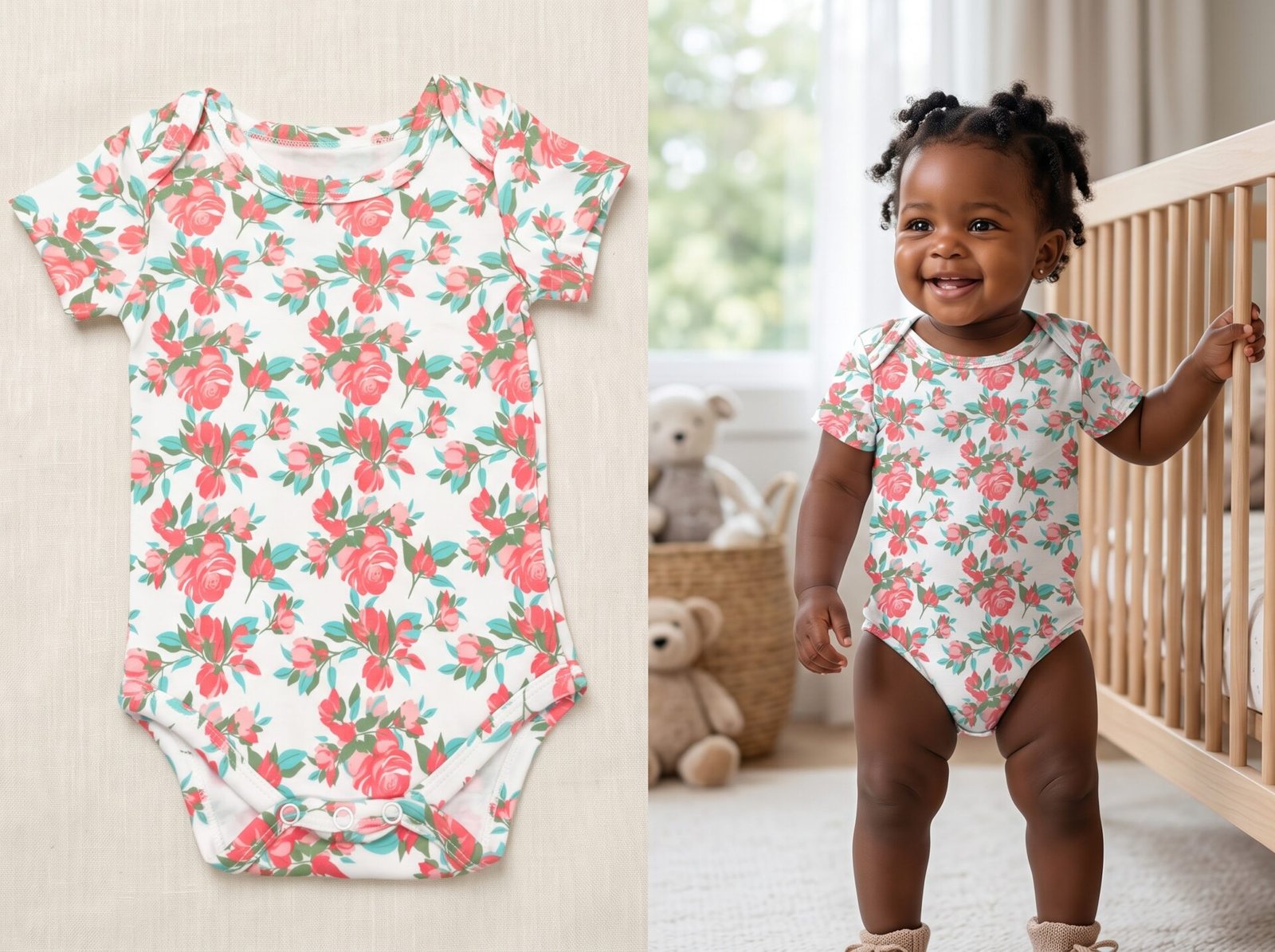 Cute Koala 3-Piece Set Newborn Dress - Image 3
