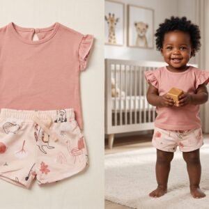 Cute Koala 2-Piece Set Newborn Dress