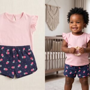 Cute Koala 2-Piece Set Newborn Dress