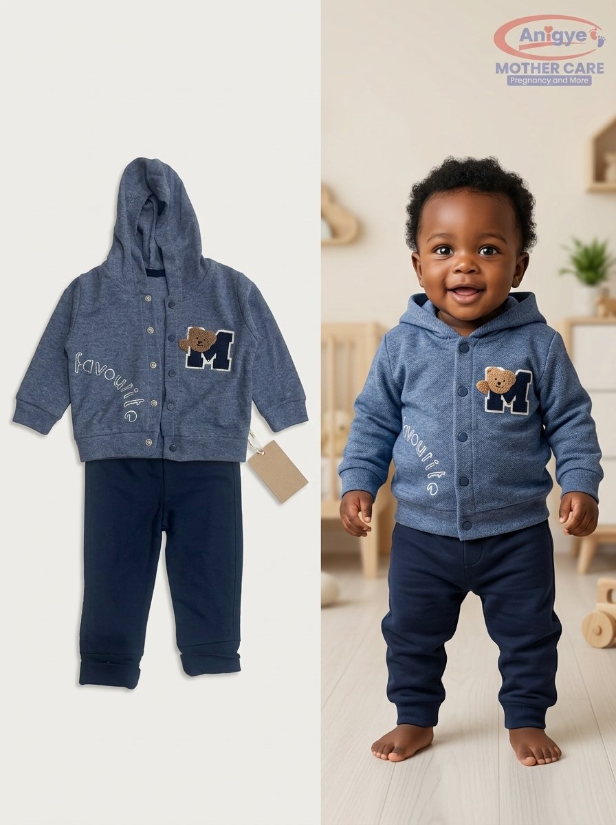 Multi-Piece "Favorite Baby Boutique" Hoodie & Bodysuit Set - Image 2