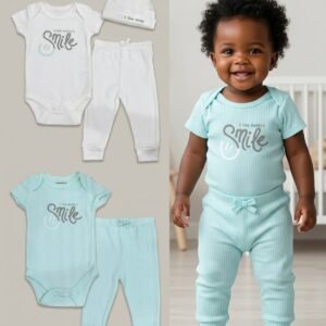 Sunnozy 5-Piece "Mummy & Daddy's Smile" Layette Set