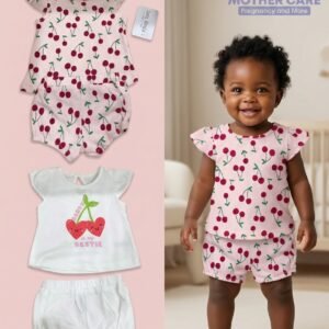 Cute Koala 4-Piece Sweet Cherry & "Daddy's Bestie" Mix & Match Set