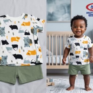 Tiaghrb 3-Piece Newborn Dress