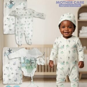 Multi-Piece Dinosaur Adventure Layette 8 piece Set