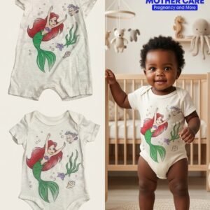 Little Mermaid Short-Sleeve Bodysuit & Romper Set