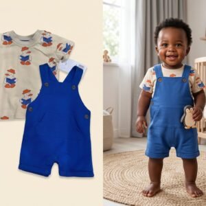 Cute Koala 2-Piece Set Newborn Dress
