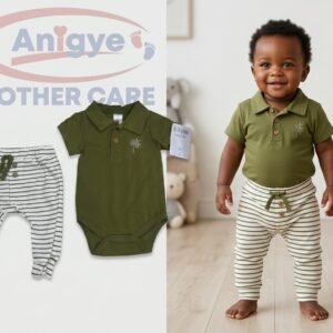 Cute Koala 3-Piece Set Newborn Dress