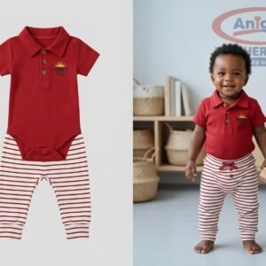 Cute Koala 3-Piece Set Newborn Dress
