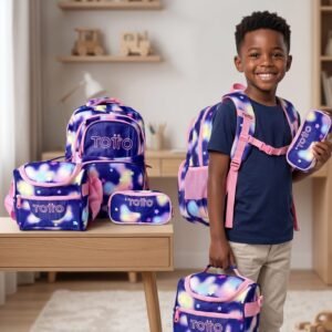 3-In-1 Backpack Bag 16Inch with Lunch Bag and Pencil Case