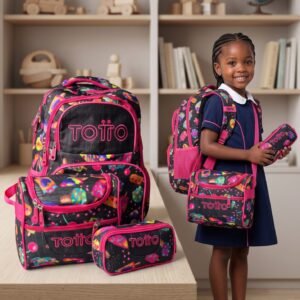 3-In-1 Backpack Bag 16Inch with Lunch Bag and Pencil Case