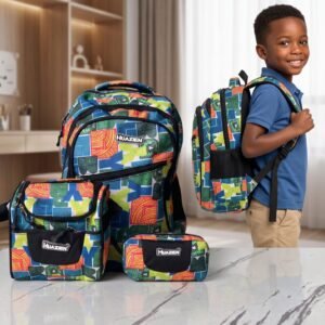 3 IN 1 Backpack Bag 16 Inch with Lunch Bag & Pencil Case